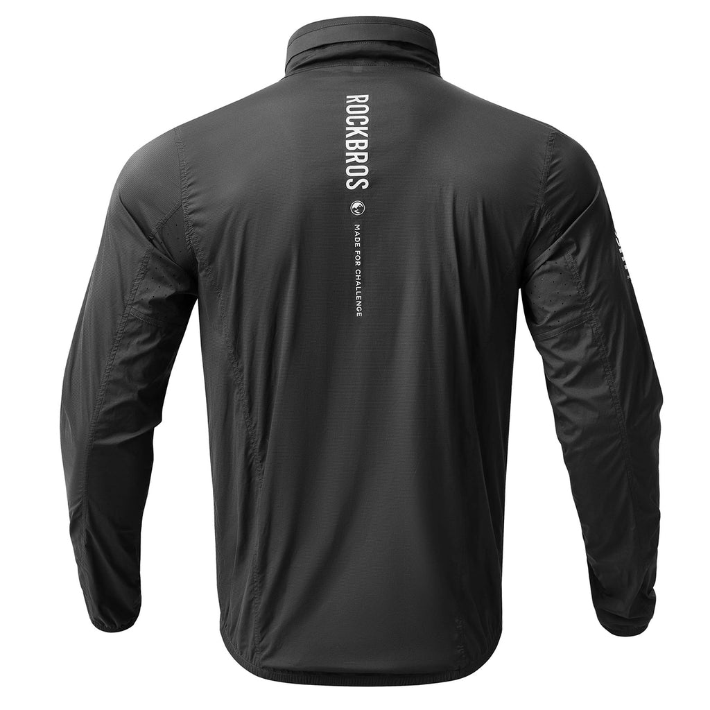 Rockbros TLWT002 ROAD TO SKY lengvas vėtrainis, S - juodas -- Cycling Jackets & Vests