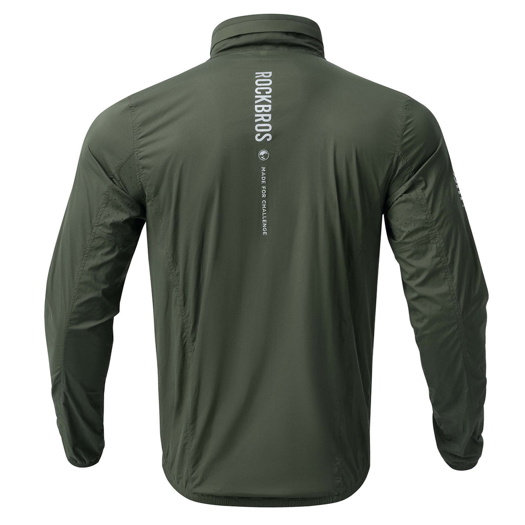 Rockbros TLWT002 ROAD TO SKY S Dviračio vėjo kuprė - žalia -- Cycling Jackets & Vests