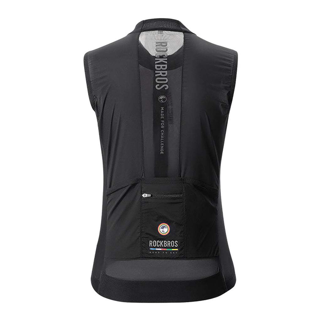Rockbros TLMJ003 ROAD TO SKY Moterų lengva kveprantis dviračio liemenė M - juoda -- Cycling Jackets & Vests