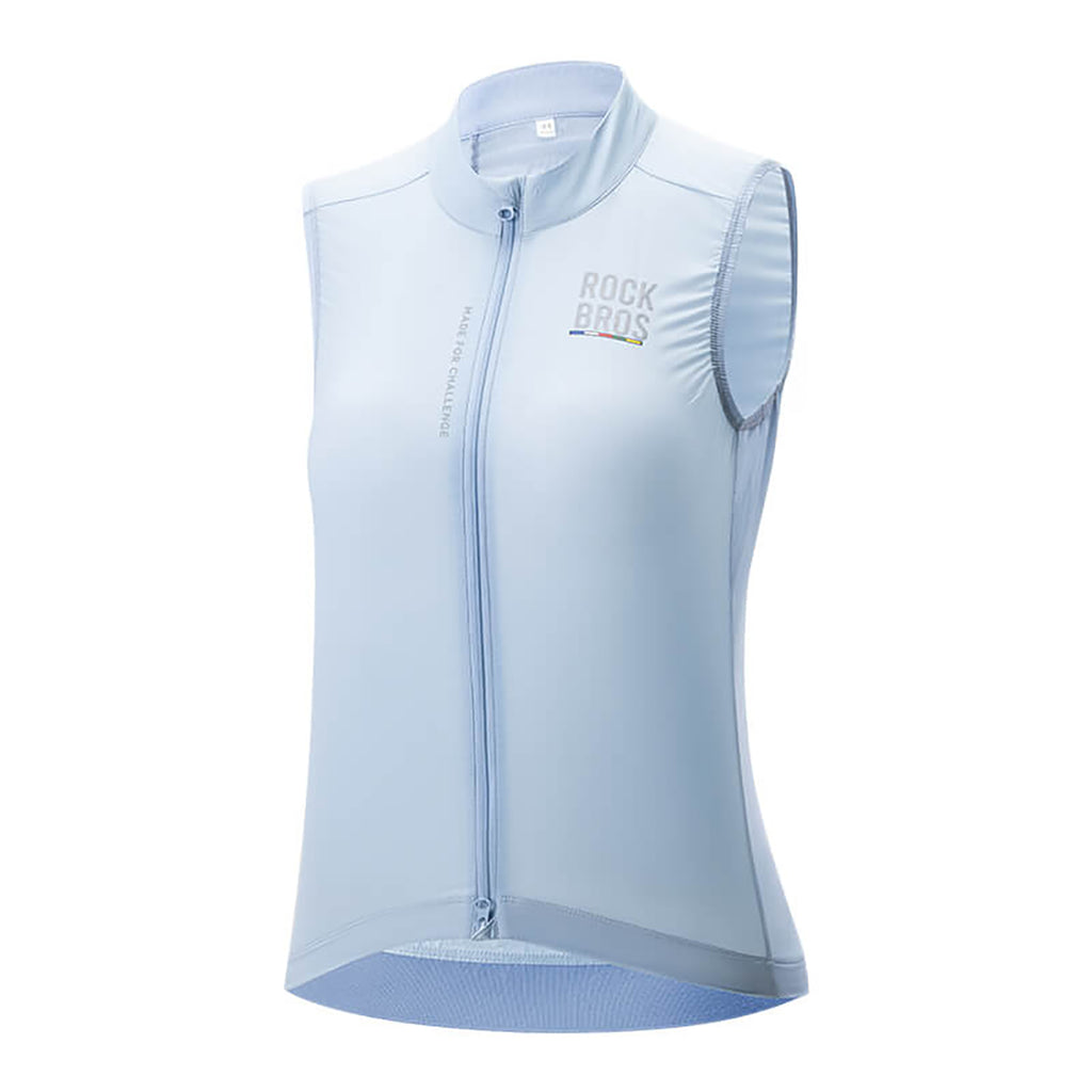 Rockbros TLMJ003 ROAD TO SKY moteriškas lengvas kvėpuojantis dviračio liemenėlis S – mėlyna -- Cycling Jackets & Vests