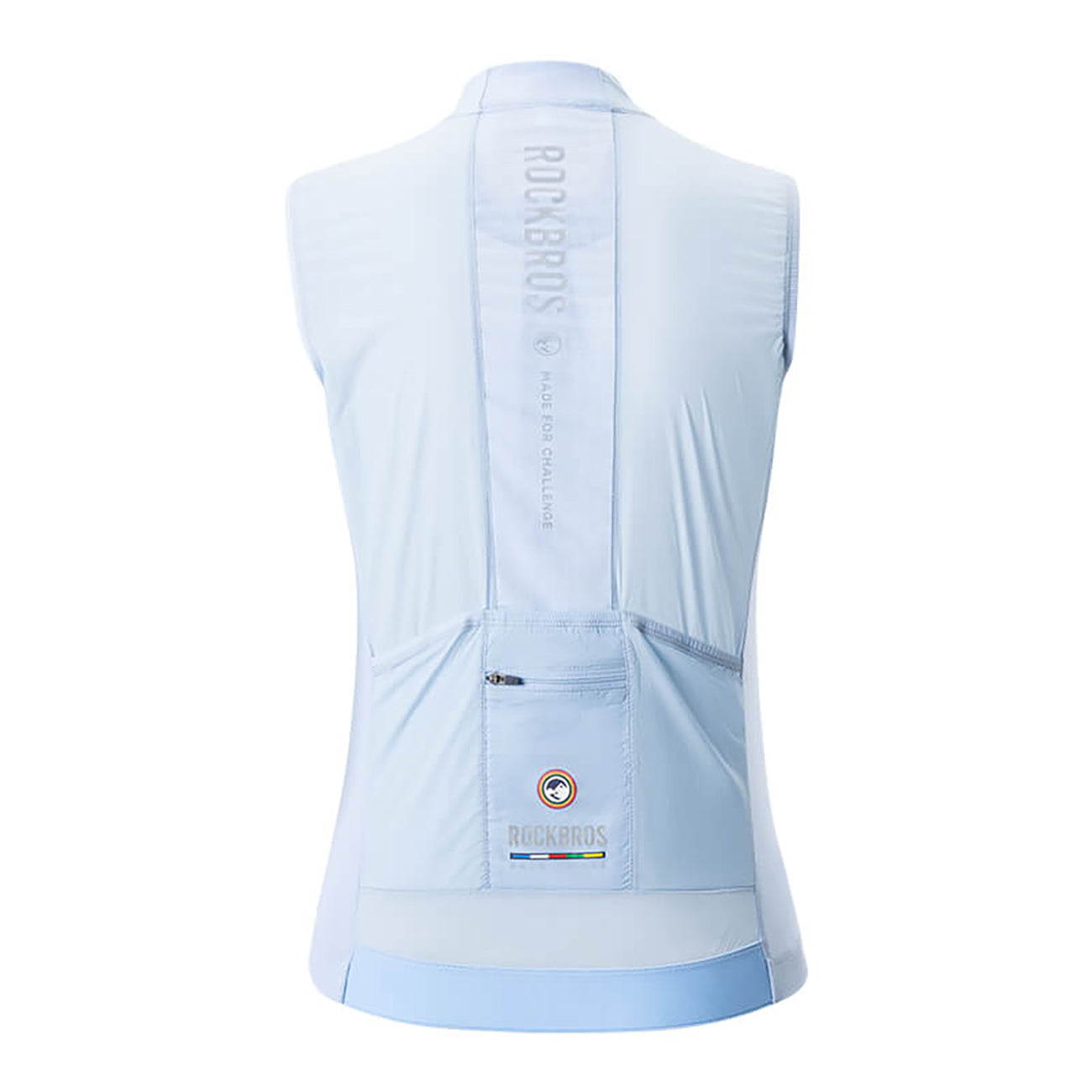 Rockbros TLMJ003 ROAD TO SKY moteriškas lengvas kvėpuojantis dviračio liemenėlis S – mėlyna -- Cycling Jackets & Vests