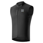 Rockbros TLMJ003-01 ROAD TO SKY vyriškas lengvas kvėpuojantis dviračio liemenėlis S – juodas -- Cycling Jackets & Vests