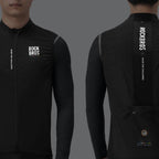 Rockbros TLMJ003-01 ROAD TO SKY vyriškas lengvas kvėpuojantis dviračio liemenėlis S – juodas -- Cycling Jackets & Vests