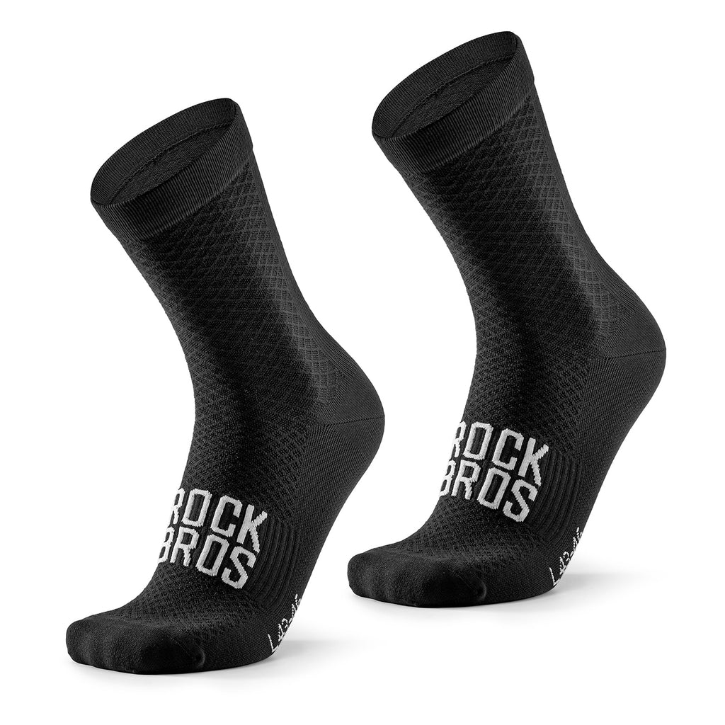 Rockbros 49210016001 ROAD TO SKY Dviratininkystės kojinės 39-42 cm - Juodos -- Cycling Socks