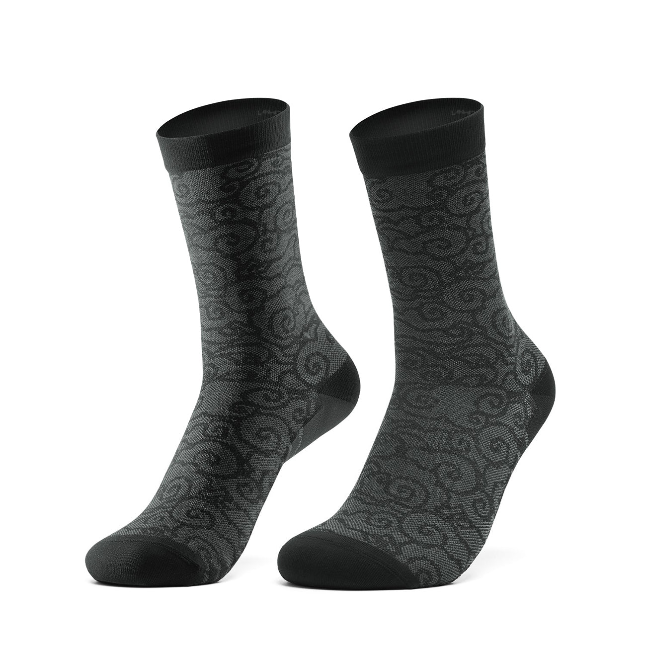 Rockbros 490025001 ROAD TO SKY dviratinės kojinės 39-42 cm - juodos -- Cycling Socks