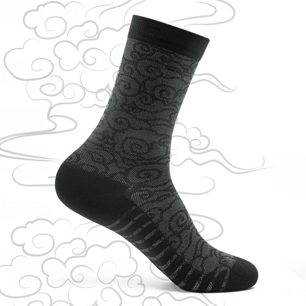 Rockbros 490025001 ROAD TO SKY dviratinės kojinės 39-42 cm - juodos -- Cycling Socks