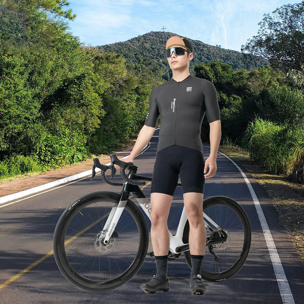 Rockbros 490025001 ROAD TO SKY dviratinės kojinės 39-42 cm - juodos -- Cycling Socks