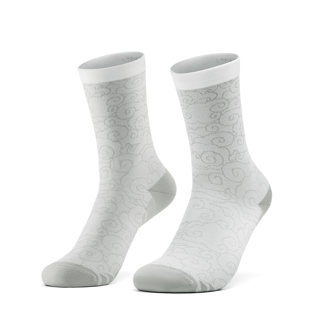 Rockbros 490025001 ROAD TO SKY dviratinės kojinės 36-38 cm - baltos -- Cycling Socks