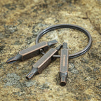 Rockbros VK-ARCO3 ROAD TO SKY Multitool 6-in-1 raktų pakabukas - ruda -- Bicycle Multi-Tools