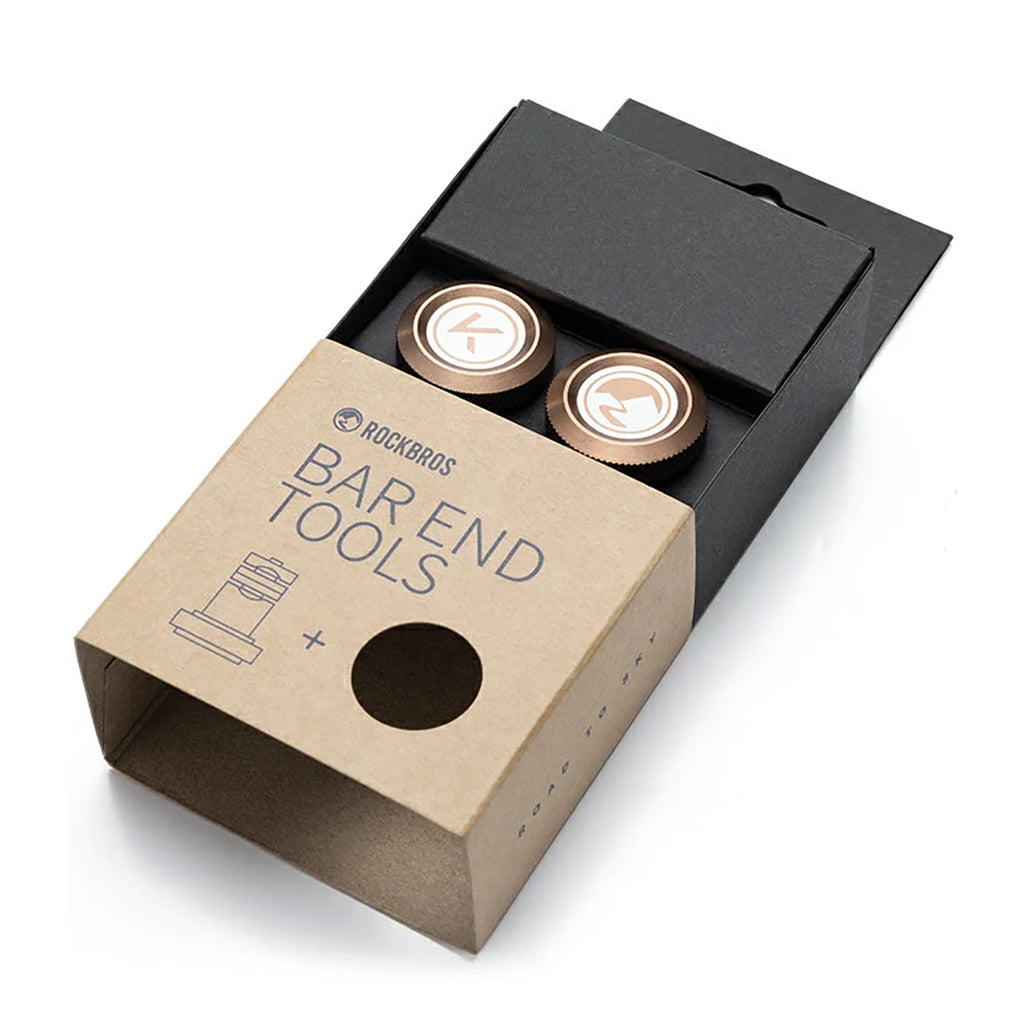 Rockbros VK-KB10 ROAD TO SKY Aliuminio vairo intarpai - Rudi -- Cell phone cases and covers