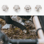 Rockbros ROAD TO SKY VK-KC10 6-in-1 dviračio vairo montuojamas Multitool - ruda -- Bicycle Multi-Tools
