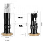 Rockbros ROAD TO SKY VK-KC10 6-in-1 dviračio vairo montuojamas Multitool - ruda -- Bicycle Multi-Tools