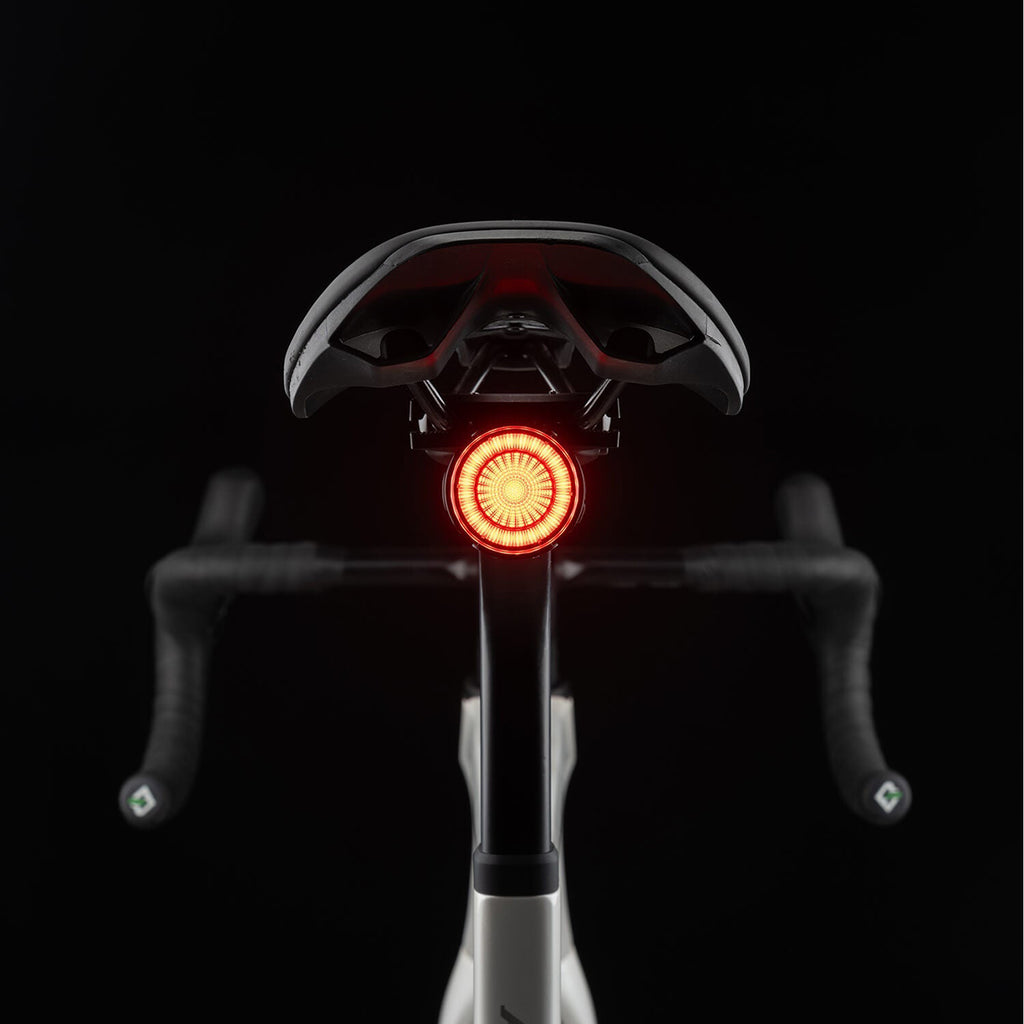 Galinė šviesa Rockbros RL1F ROAD TO SKY protinga - juoda -- Bicycle Lights
