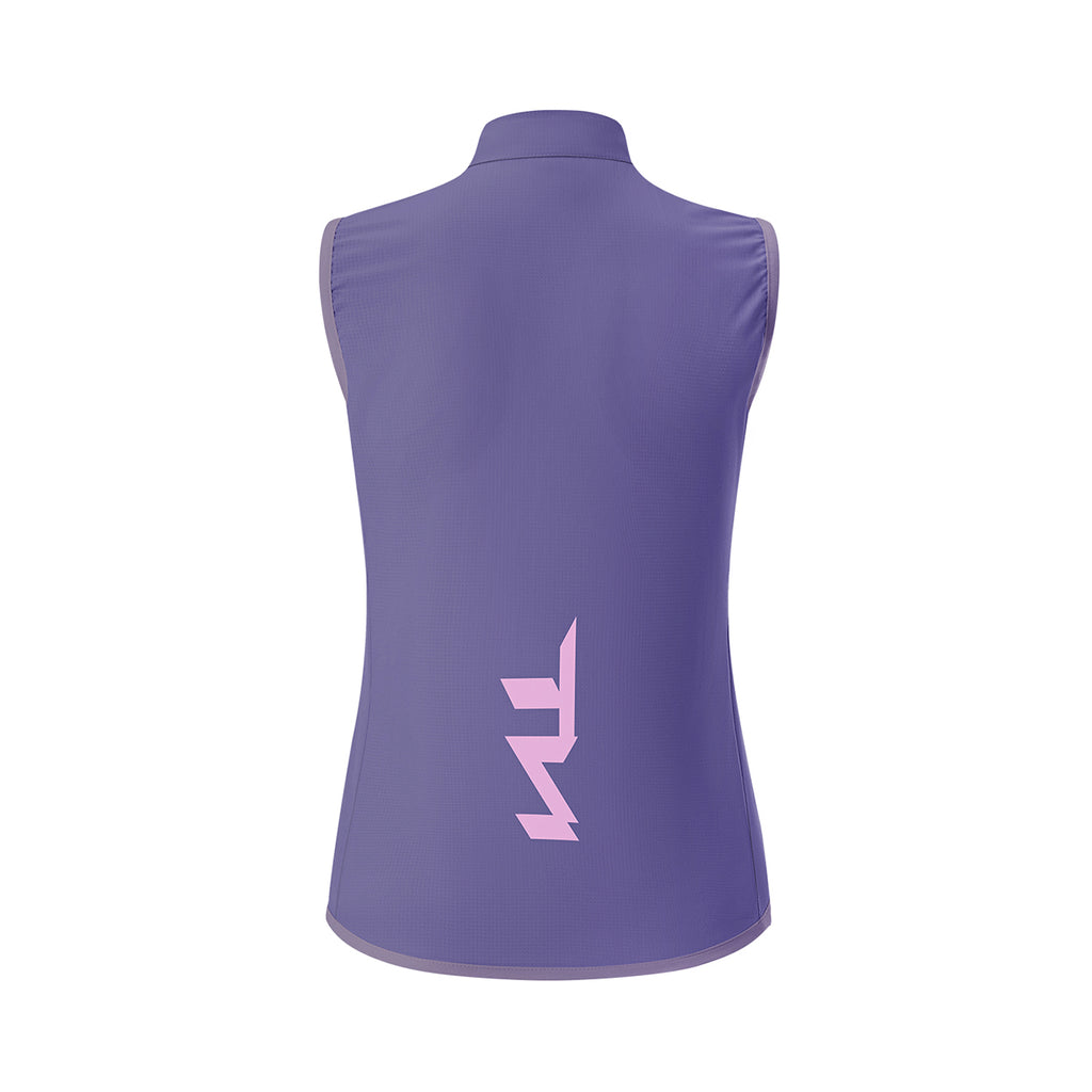 Rockbros MJ008 TVI Vėjui atspari moterų dviračio liemenė L - Violetinė -- Cycling Jackets & Vests