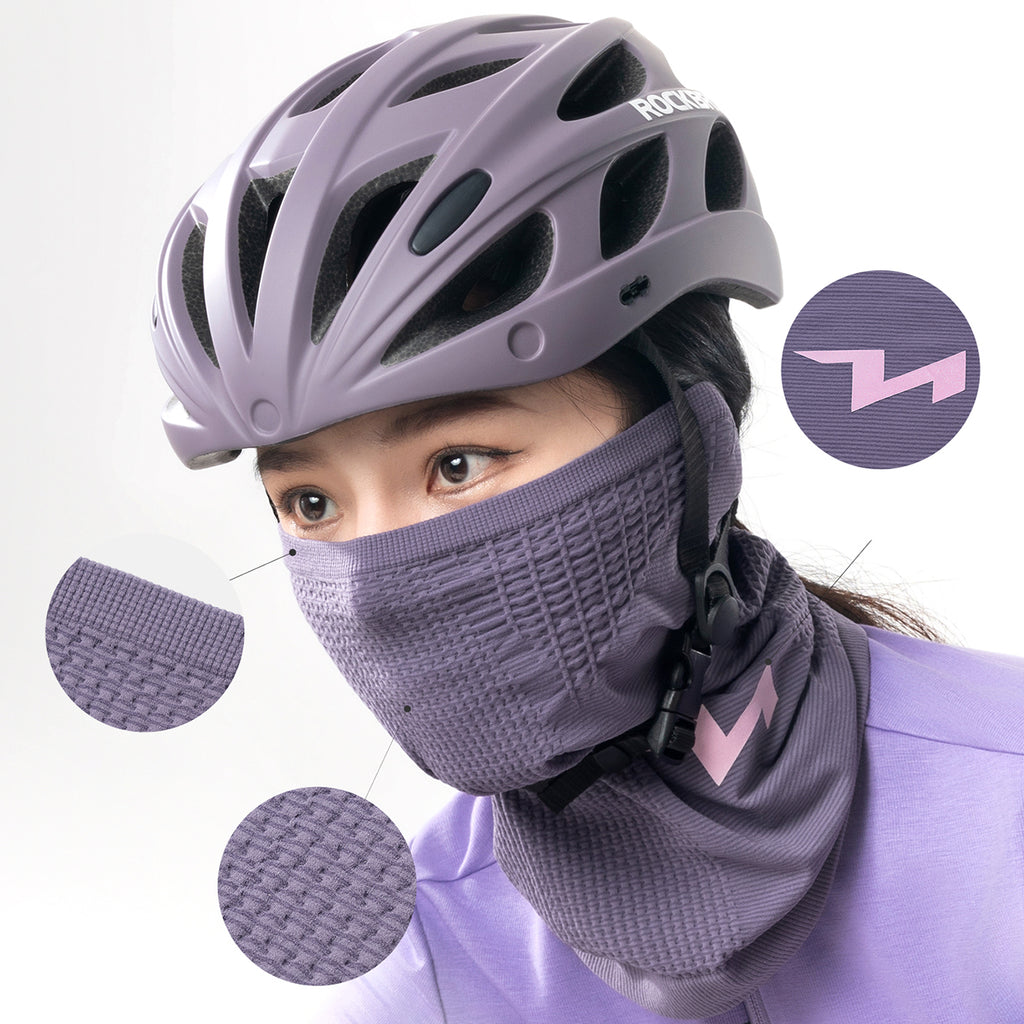 Rockbros LFA23 TVI Moterų megztinis dviračio kaklo šildiklis - Violetinė -- Cycling Caps & Headwear