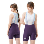 Rockbros YDDK017-1 TVI Moterų dviratinės šortai su petnešomis ir pamušalu S dydis - Violetinė -- Cycling Shorts & Bib Shorts