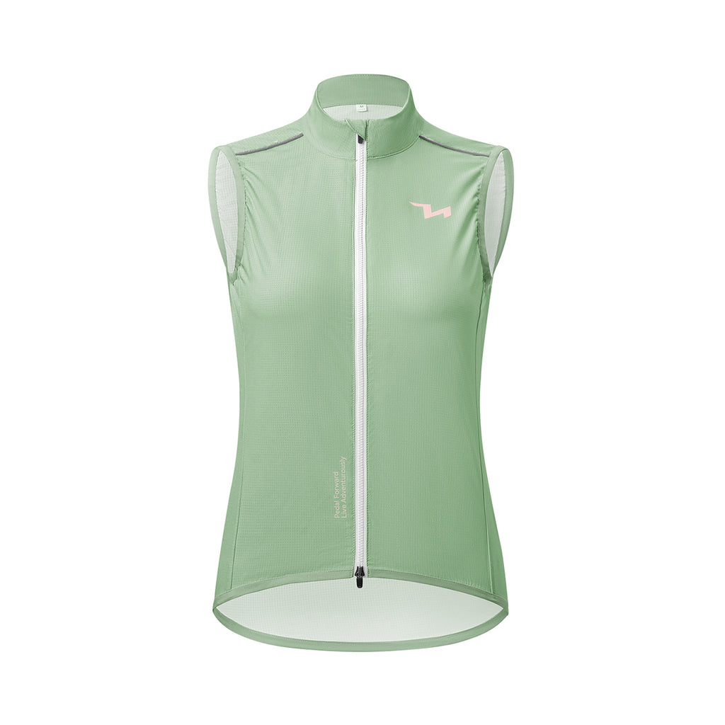 Rockbros MJ008 TVI Moterų dviračio liemens apsauga nuo vėjo S - žalia -- Cycling Jackets & Vests