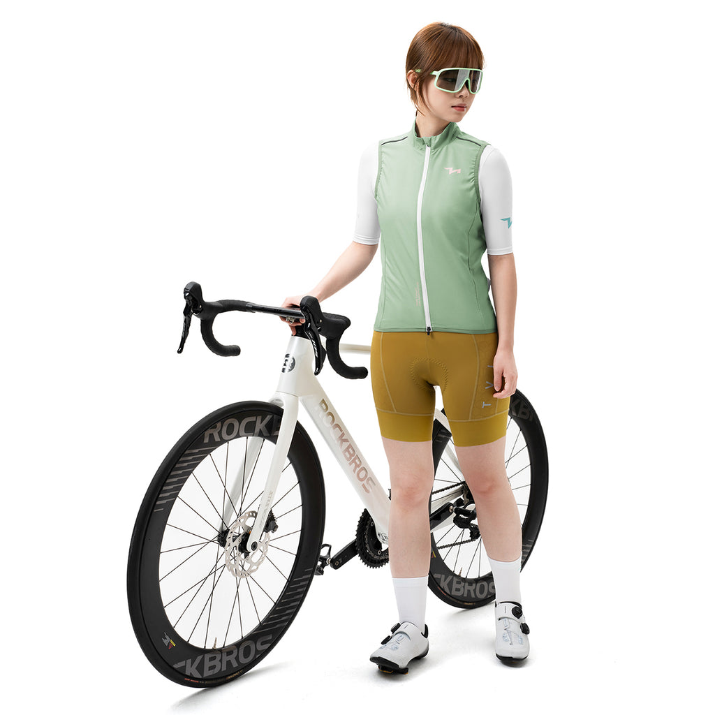 Rockbros MJ008 TVI Moterų dviračio liemens apsauga nuo vėjo S - žalia -- Cycling Jackets & Vests