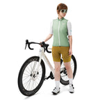 Rockbros MJ008 TVI moterų dviračio liemenė, atsparumi vėliavoms, L - žalia -- Cycling Jackets & Vests