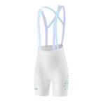 Rockbros YDDK017-1 TVI Moterų dviračio šortai su nertimi ir pamušalu Dydis M - Balti -- Cycling Shorts & Bib Shorts
