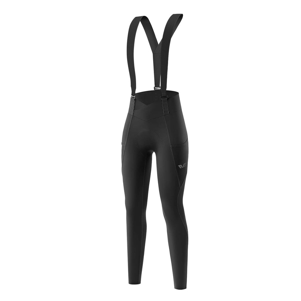 Rockbros YDCK006 TVI moterų dviračio šortai su petnešomis, paminkštaliniu pagalvėliu, dydis L - juodi -- Cycling Shorts &...