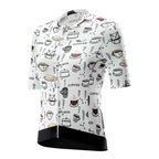 Rockbros 15110005005 Moterų trumpi dviratininkų marškinėliai L - balti -- Cycling Jerseys