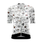 Rockbros 15110005005 Moterų trumpi dviratininkų marškinėliai L - balti -- Cycling Jerseys