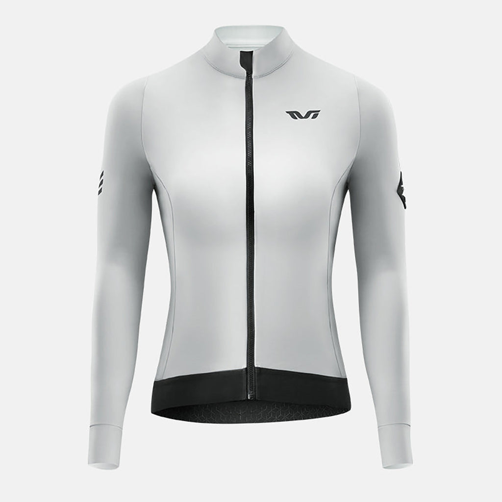 Rockbros YDWT006 TVI moterų dviratininkų šiltas autumnas/žiema M - baltas ir pilkas -- Cycling Jerseys