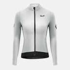 Rockbros YDWT006 TVI moteriškas dviračio džersėjis šiltas rudenys/žiema L - baltas ir pilkas -- Cycling Jerseys