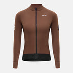 Rockbros YDWT006 TVI moteriškas dviračio džersėjis šiltas rudenys/žiema M - ruda -- Cycling Jerseys
