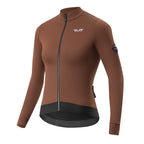 Rockbros YDWT006 TVI moteriškas dviračio džersėjis šiltas rudenys/žiema L - ruda -- Cycling Jerseys