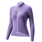 Rockbros YPW065 TVI Moterų Ilgų Rankų Dviratininko Marškinėliai Rudenį/Žiemą M - Violetinė -- Cycling Jerseys