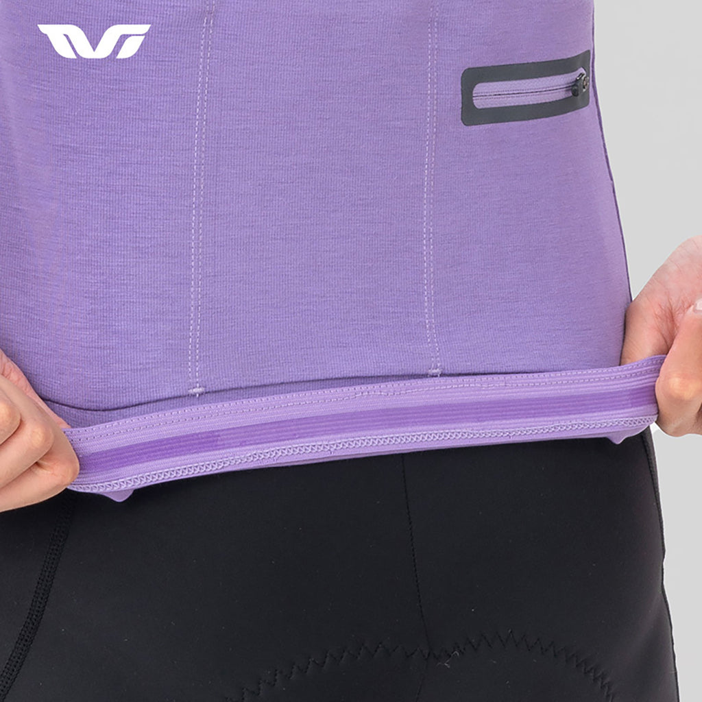 Rockbros YPW065 TVI Moterų Ilgų Rankų Dviratininko Marškinėliai Rudenį/Žiemą L - Violetinė -- Cycling Jerseys