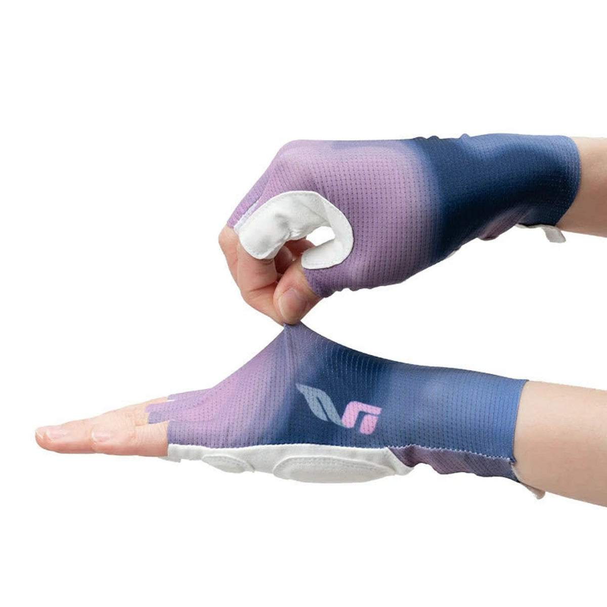 Rockbros S389 moterų trumpos smūgius sugeriančios dviračio pirštinės L - violetinės -- Bicycle Gloves