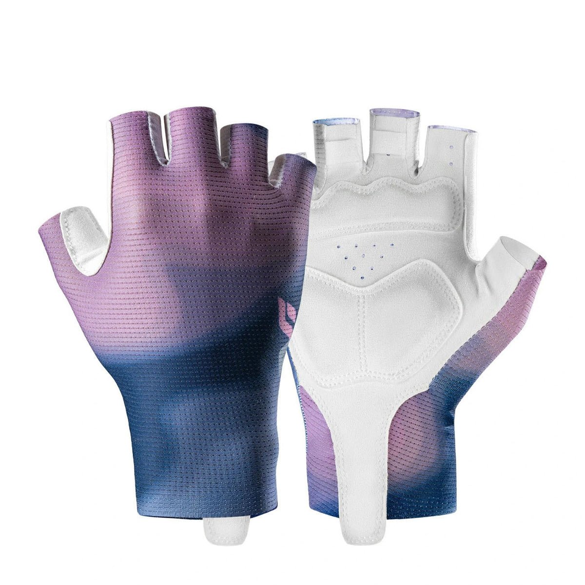 Rockbros S389 moterų trumpos smūgius sugeriančios dviračio pirštinės L - violetinės -- Bicycle Gloves