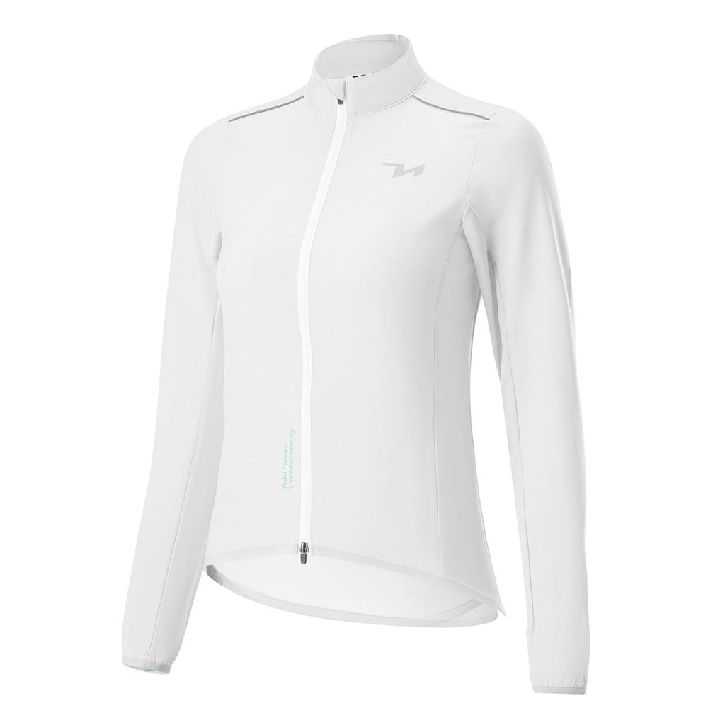 Rockbros YPW069 TVI S moterų dviračio striukė - balta -- Cycling Jackets & Vests