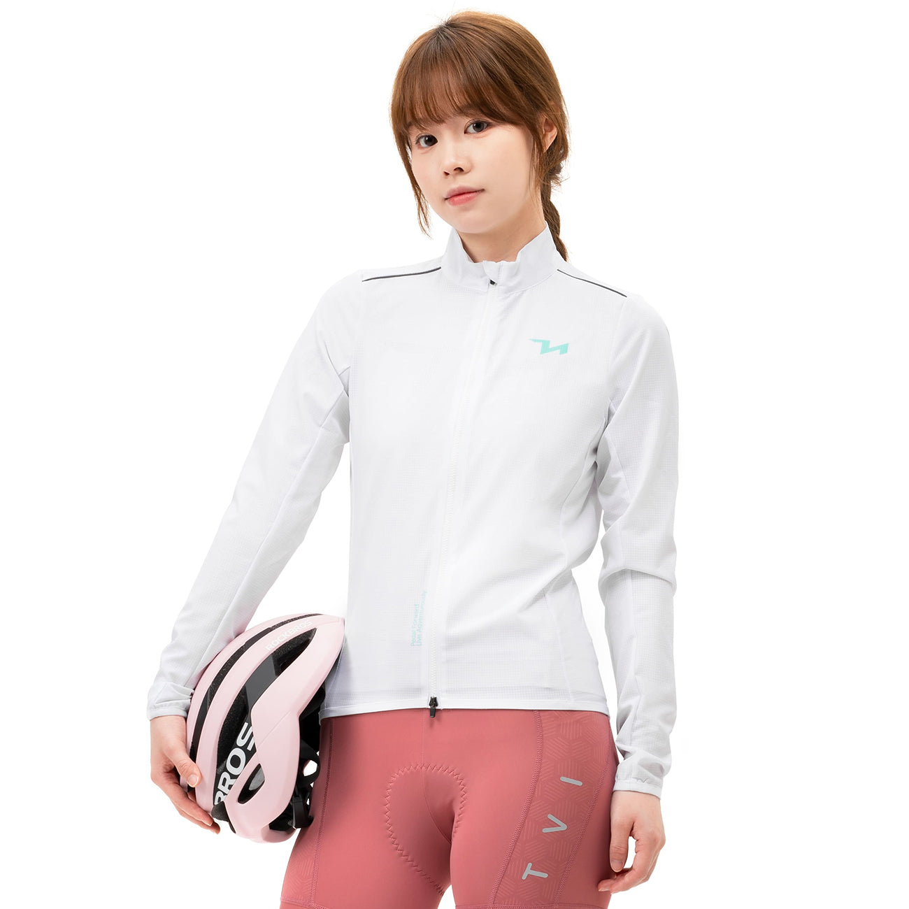 Rockbros YPW069 TVI S moterų dviračio striukė - balta -- Cycling Jackets & Vests