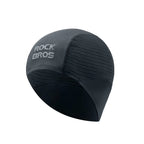 Rockbros LF25956 siūlių neturinti megzta dviračio kepurė - juoda -- Cycling Caps & Headwear
