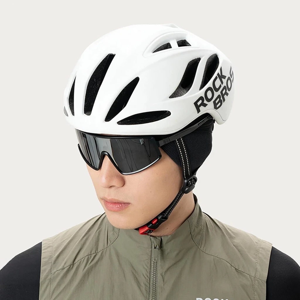 Rockbros LF25956 siūlių neturinti megzta dviračio kepurė - juoda -- Cycling Caps & Headwear
