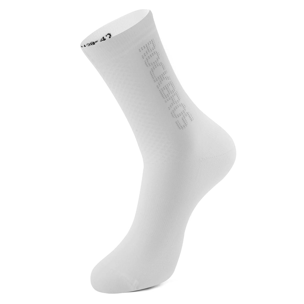 Rockbros 490067006 reflectinės dviračio kojinės M - baltos -- Cycling Socks