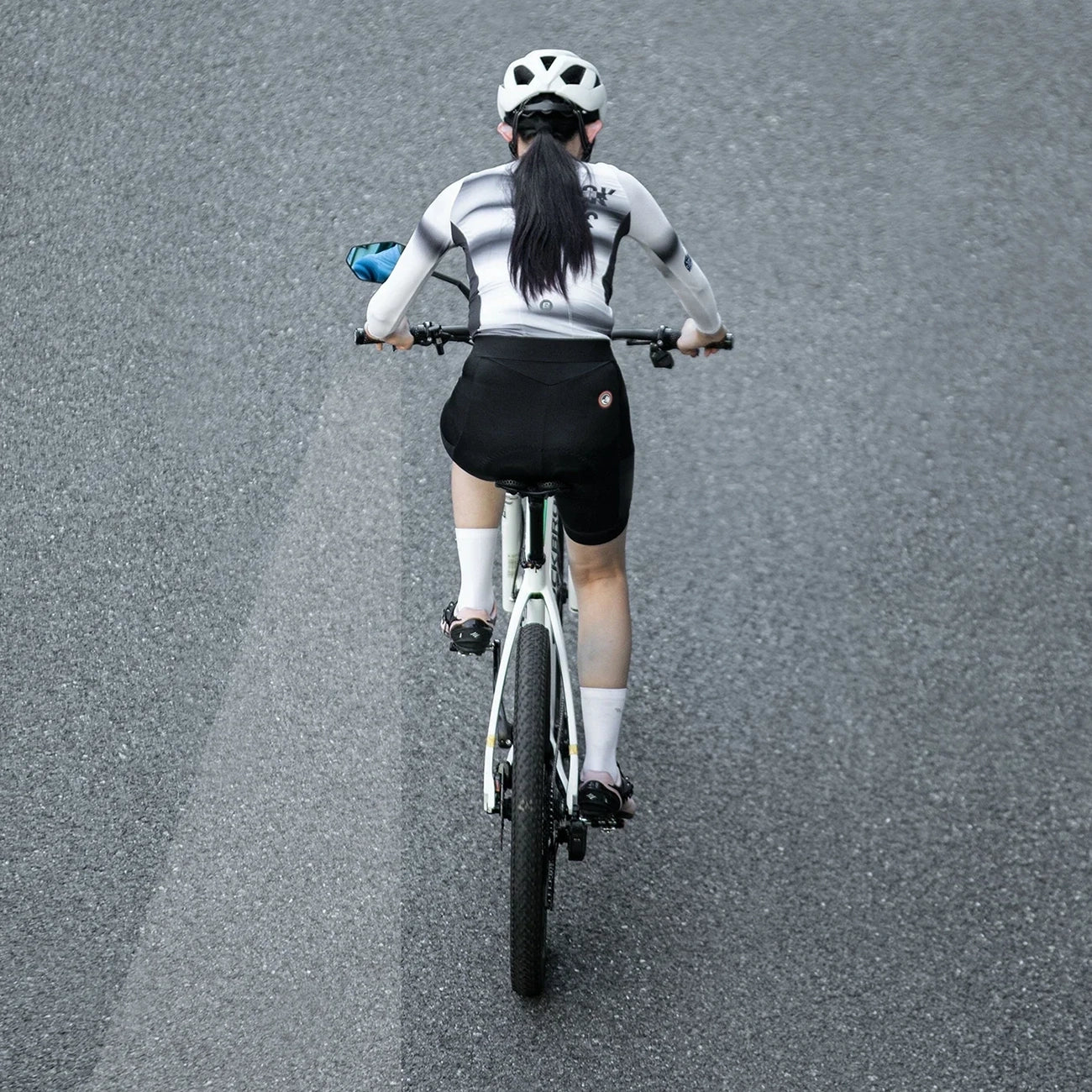 Rockbros F-253W Žvaigulio atsparus Anglies pluošto rankenų dviračio veidrodis - Kairė -- Bicycle Mirrors