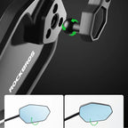Rockbros F-253W Žvaigulio atsparus Anglies pluošto rankenų dviračio veidrodis - Dešinė -- Bicycle Mirrors
