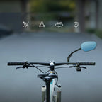 Rockbros F-253W Žvaigulio atsparus Anglies pluošto rankenų dviračio veidrodis - Dešinė -- Bicycle Mirrors