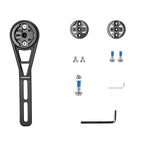 Rockbros FK-307S nailoninė dviračio kompiuterio laikiklis - juoda -- Cycling Accessories