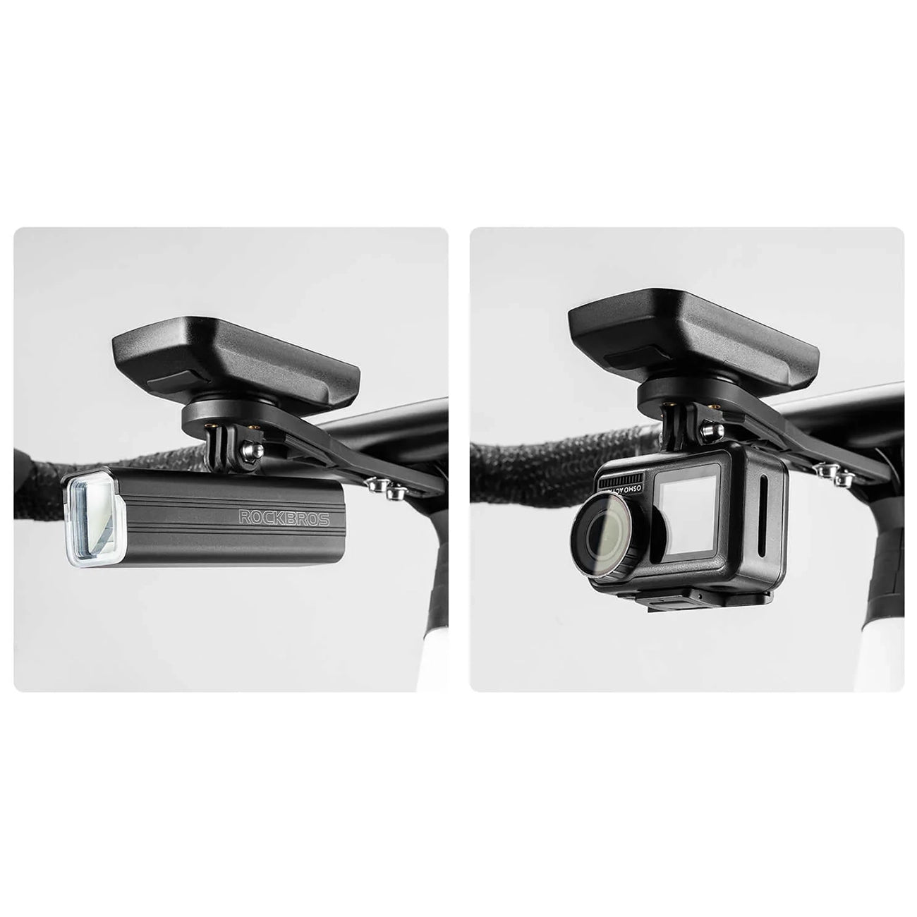 Rockbros FK-307S nailoninė dviračio kompiuterio laikiklis - juoda -- Cycling Accessories