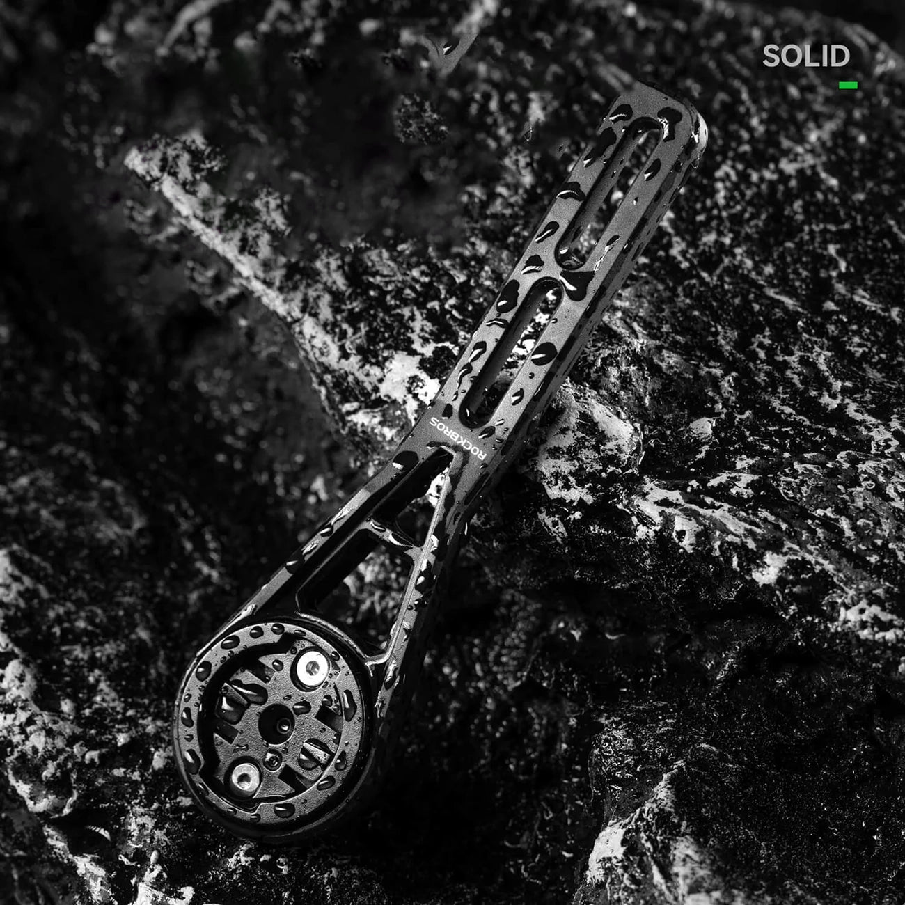 Rockbros FK-307S nailoninė dviračio kompiuterio laikiklis - juoda -- Cycling Accessories