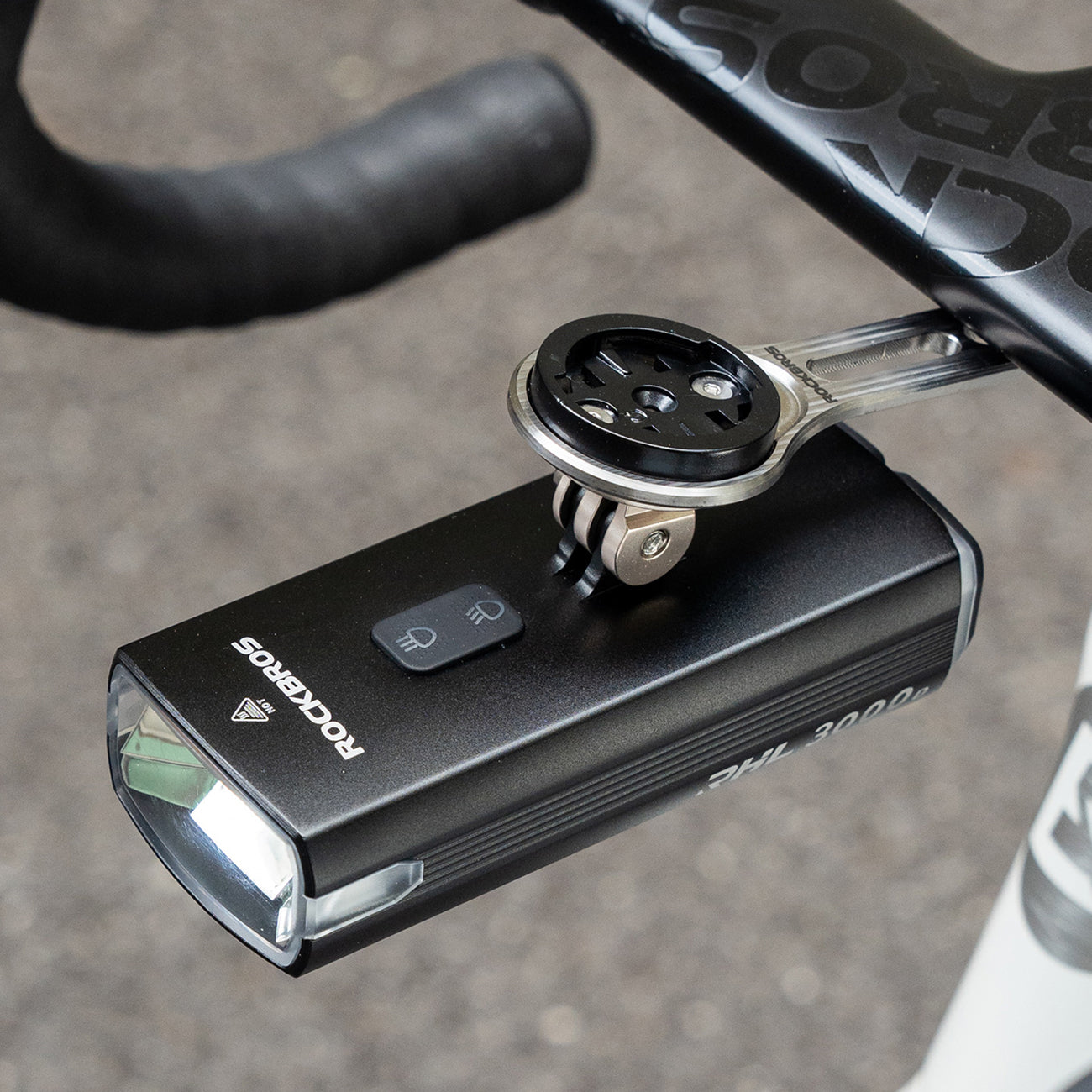 Rockbros FK-307T titano lydinys dviračio kompiuterio laikiklis - titanas -- Cycling Accessories