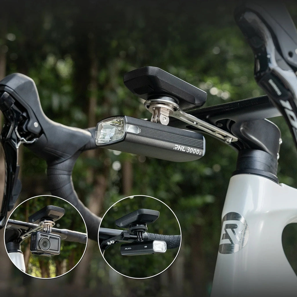 Rockbros FK-307T titano lydinys dviračio kompiuterio laikiklis - titanas -- Cycling Accessories