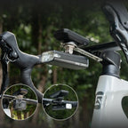 Rockbros FK-307T titano lydinys dviračio kompiuterio laikiklis - titanas -- Cycling Accessories