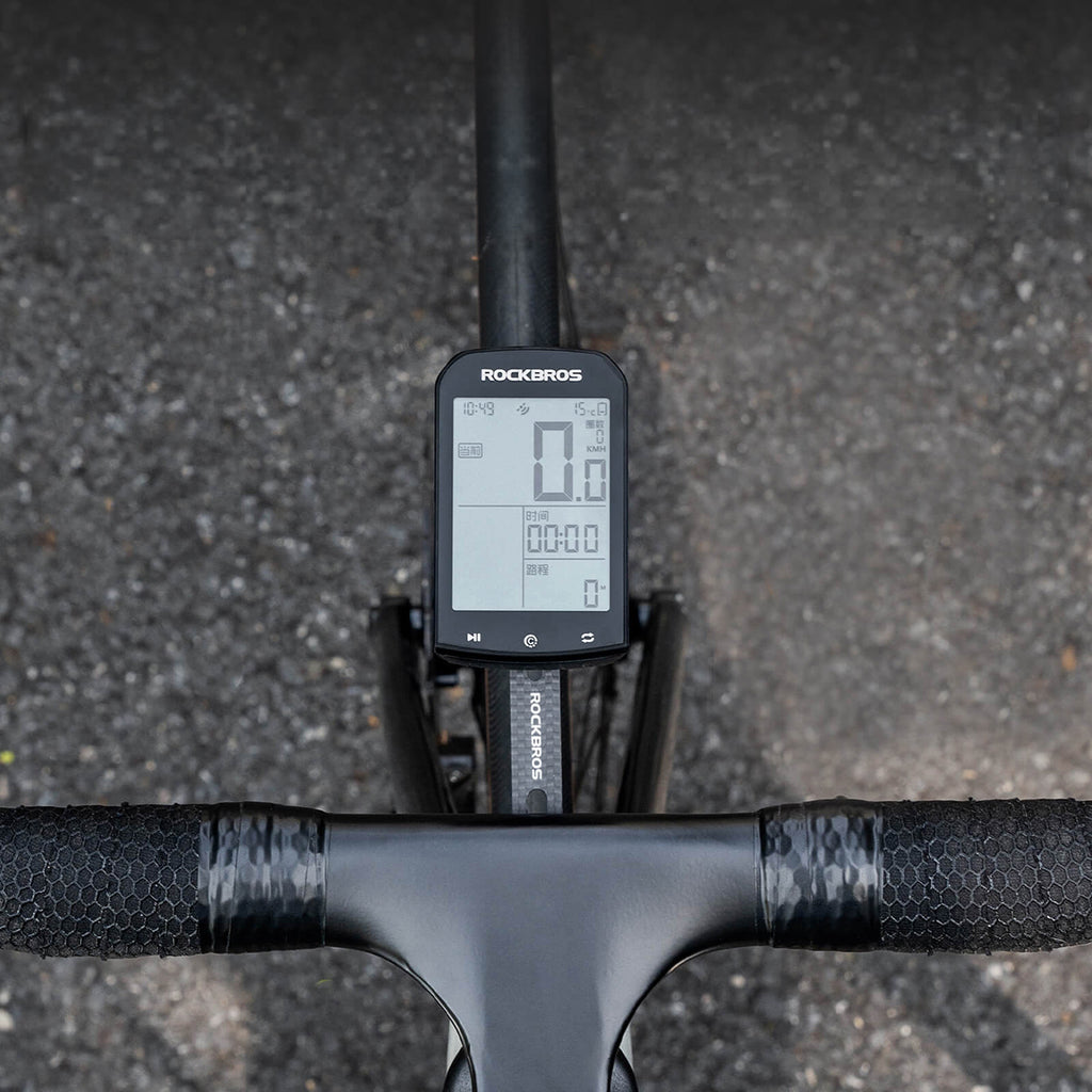 Rockbros FK-307W anglies pluošto dviračio kompiuterio laikiklis - juoda -- Cycling Accessories